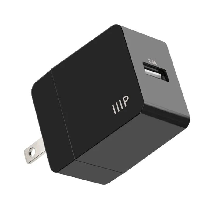Monoprice 46349 | 12W USB-A Wall Charger Black Refurbished -  refurbished available on Gotodirect