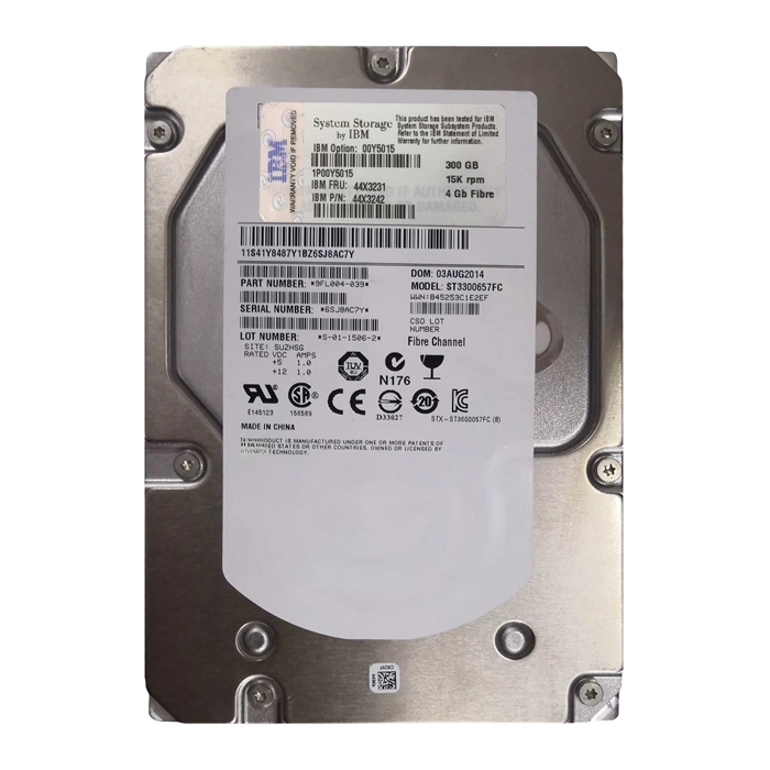 IBM 00Y5015 | 300GB 15000RPM 4Gb/s Fibre Channel 3.5-Inch Hard Drive for System Storage DS3950 Refurbished -  refurbished available on Gotodirect