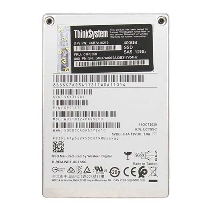 Lenovo 01PE350 | 400GB SAS 12Gb/s Hot Swappable 2.5-Inch Solid State Drive Refurbished - Lenovo refurbished available on Gotodirect