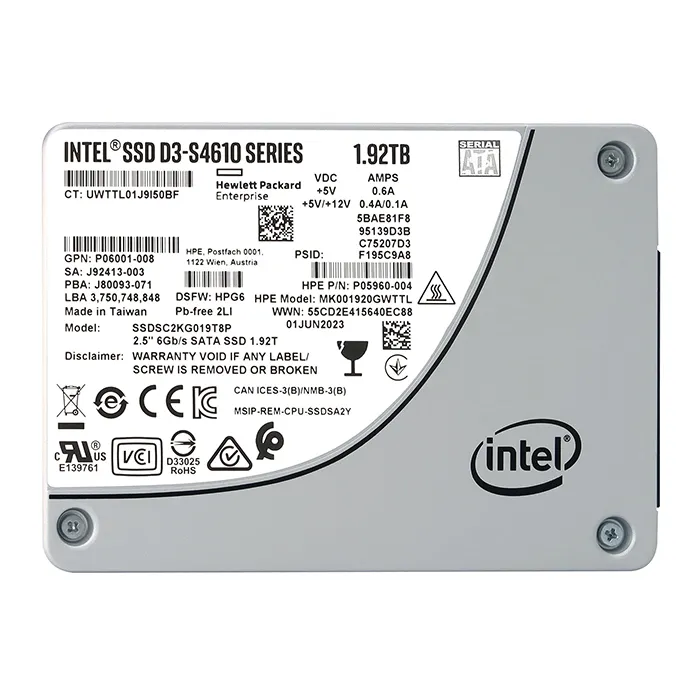Buy HP P05960-004 | 1.92TB Triple-Level Cell SATA 6Gb/s Mixed Use 2.5-inch Solid State Drive for ProLiant G8 G9 G10 Servers Refurbished - $665.71 HP P05960-004 | 1.92TB Triple-Level Cell SATA 6Gb/s Mixed Use 2.5-inch Solid State Drive for ProLiant G8 G9 G10 Servers Refurbished - Hewlett-Packard (ou HP en abrégé) refurbished available on Gotodirect