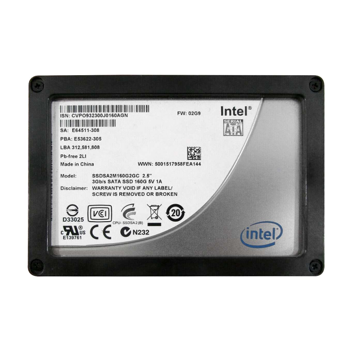 Intel SSDSA2M160G2GC | X25-M 160GB Multi-Level Cell SATA 3Gb/s 2.5-Inch Solid State Drive Refurbished - Intel refurbished available on Gotodirect
