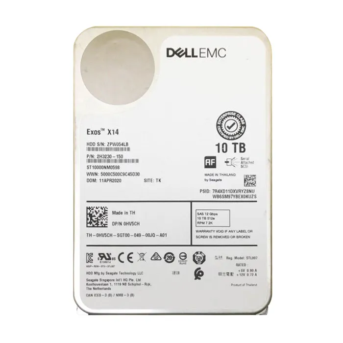 Seagate 2H3230-150 | Exos X14 10TB 7200RPM 12Gb/s SAS 256MB Cache 3.5-inch Hard Drive Refurbished - Seagate refurbished available on Gotodirect