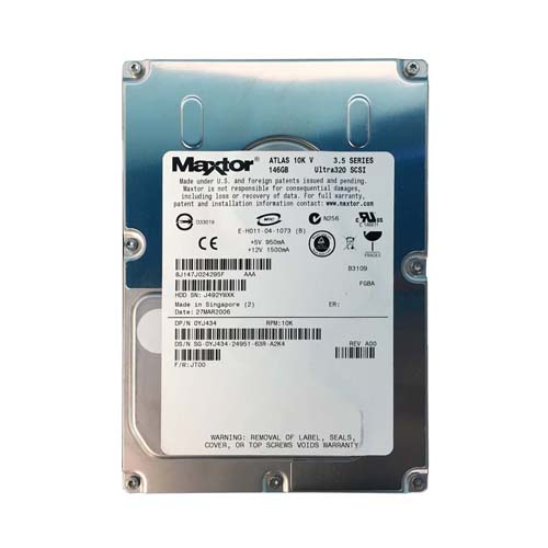 Dell 0YJ434 | 146GB 10000RPM Ultra320 SCSI Hot-Pluggable 80-Pin 3.5-Inch Hard Drive for PowerEdge Servers Refurbished - Dell refurbished available on Gotodirect