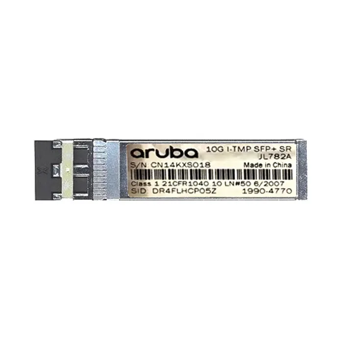 HP JL782A | Aruba 10Gb/s 10GBase-SR Multi-Mode Fibre 300m LC Connector SFP+ Transceiver Module Refurbished - Hewlett-Packard (ou HP en abrégé) refurbished available on Gotodirect