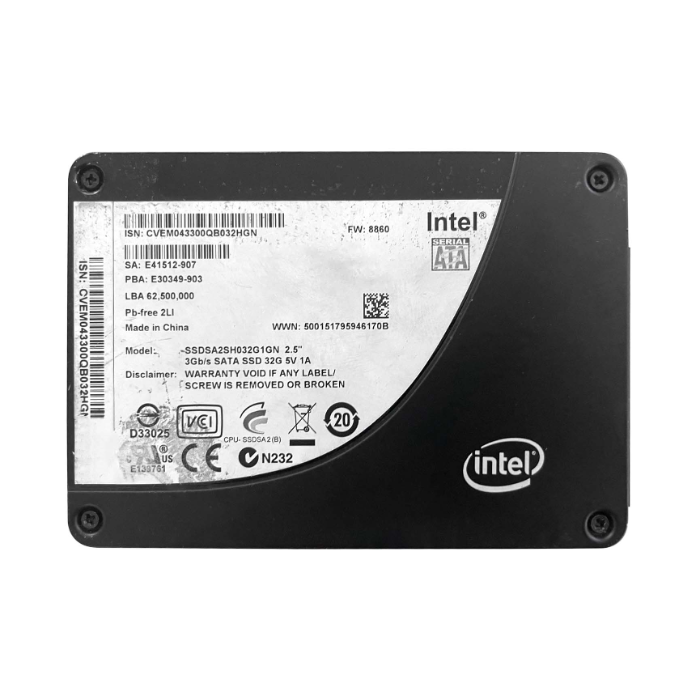Intel E41512-907 | X25-E 32GB Multi-Level Cell SATA 3Gb/s 2.5-Inch Solid State Drive Refurbished - Intel refurbished available on Gotodirect