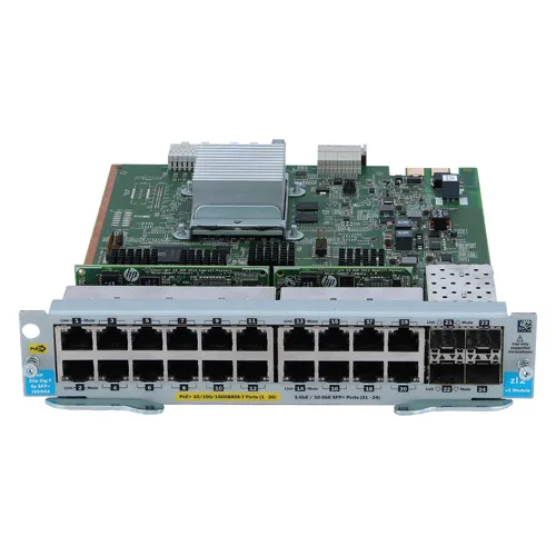 HP J9990A | 20 x Ports 1000Base-T + 4 x Ports SFP+ Expansion Module Refurbished - Hewlett-Packard (ou HP en abrégé) refurbished available on Gotodirect