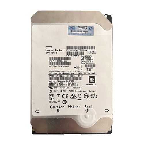 Buy HP 791394-002 | 8TB 7200RPM SAS 12Gb/s Midline 512e 3.5-inch Hard Drive Refurbished - $546.76 HP 791394-002 | 8TB 7200RPM SAS 12Gb/s Midline 512e 3.5-inch Hard Drive Refurbished - Hewlett-Packard (ou HP en abrégé) refurbished available on Gotodirect