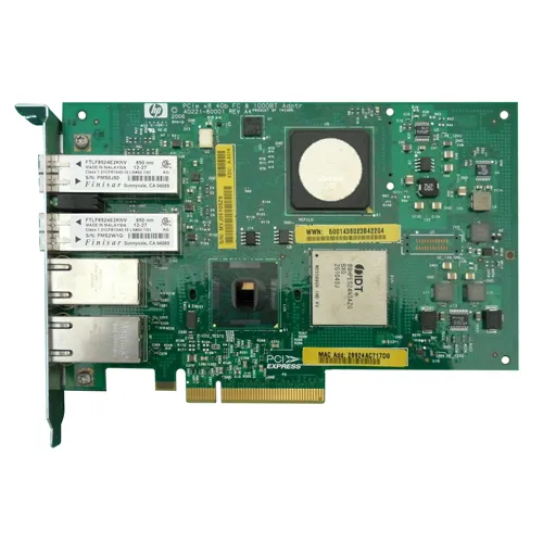 HP AD222-60001 | Dual Port Fibre Channel 4Gb/s PCI Express 8.0 Host Bus Adapter Refurbished - Hewlett-Packard (ou HP en abrégé) refurbished available on Gotodirect