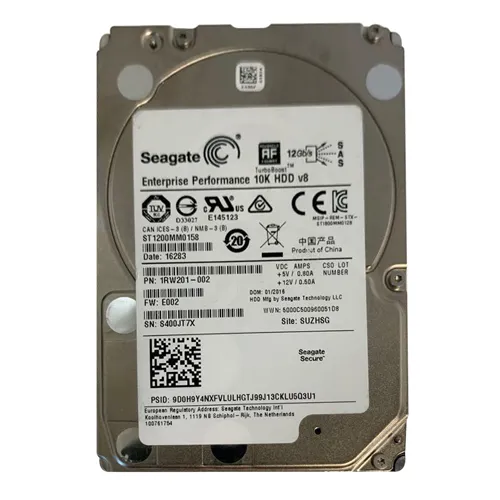 Seagate ST1200MM0158 | Enterprise Performance 1.2TB 10000RPM SAS 12Gb/s SED 512e 2.5-Inch Hard Drive Refurbished - Seagate refurbished available on Gotodirect