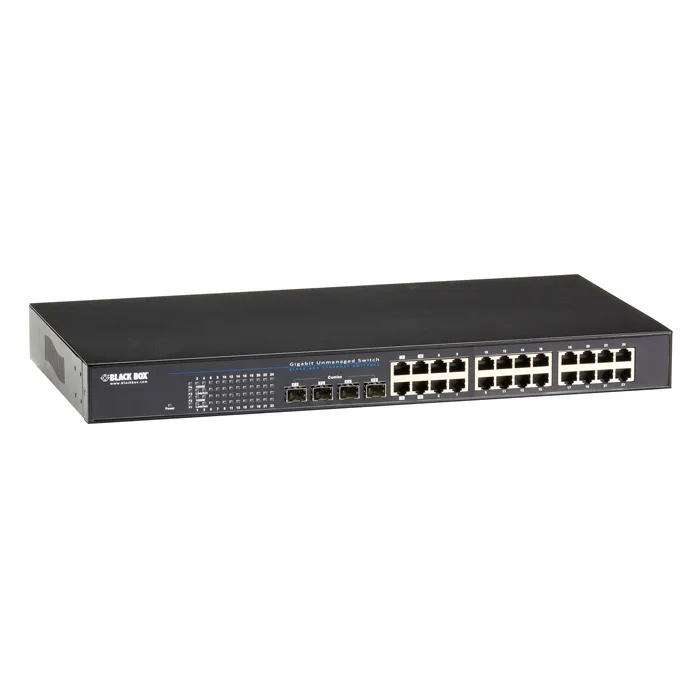 Black Box LGB524A | 20x RJ-45 Gigabit Unmanaged Switch Refurbished -  refurbished available on Gotodirect
