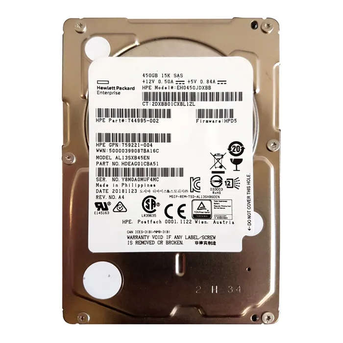 Toshiba AL13SXB45EN | 450GB 15000RPM SAS 12Gb/s 128MB Cache (512n) 2.5-Inch Hard Drive Refurbished - Toshiba refurbished available on Gotodirect