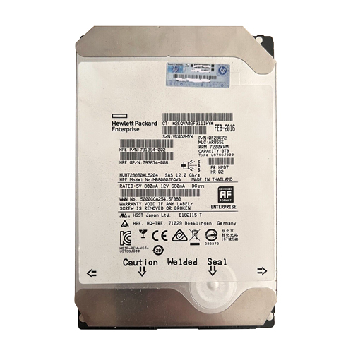 HP MB8000JEQVA | 8TB 7200RPM SAS 12Gb/s Hot-Pluggable 512e 3.5-Inch Midline Hard Drive for G9 ProLiant Servers Refurbished - Hewlett-Packard (ou HP en abrégé) refurbished available on Gotodirect