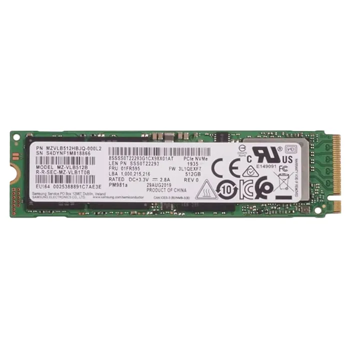 Lenovo 01FR595 | 512GB M.2 PCIe Internal Solid State Drive Refurbished - Lenovo refurbished available on Gotodirect