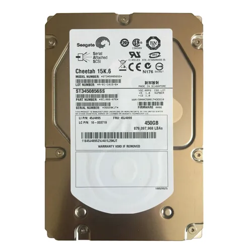 Lenovo 45J4895 | 450GB 15000RPM SAS 3Gb/s 16MB Cache 3.5-Inch Hard Drive Refurbished - Lenovo refurbished available on Gotodirect