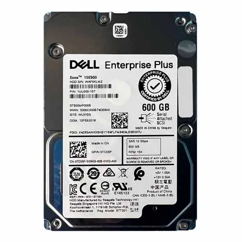 Seagate ST600MP0006 | Exos 15E900 Series 600GB 15000RPM SAS 12Gb/s 256MB Cache (512n) 2.5-Inch Hard Drive Refurbished - Seagate refurbished available on Gotodirect