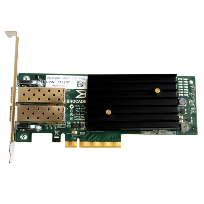 Dell T42N7 | Brocade 1020 2-Ports 10Gb/s PCI Express 2.0 x8 Converged Network Adapter Card Refurbished - Dell refurbished available on Gotodirect