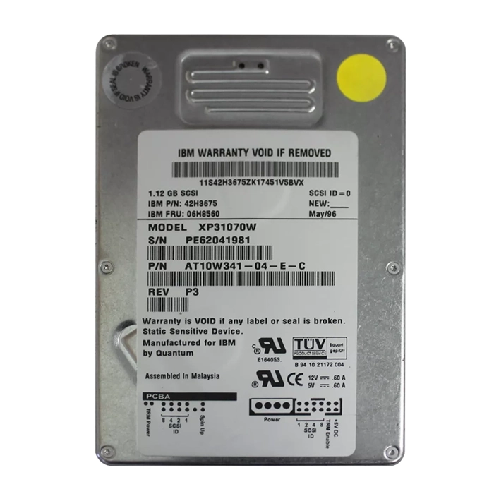 IBM 42H3675 | 1GB 7200RPM Fast SCSI 512KB Cache 3.5-Inch Hard Drive Refurbished -  refurbished available on Gotodirect