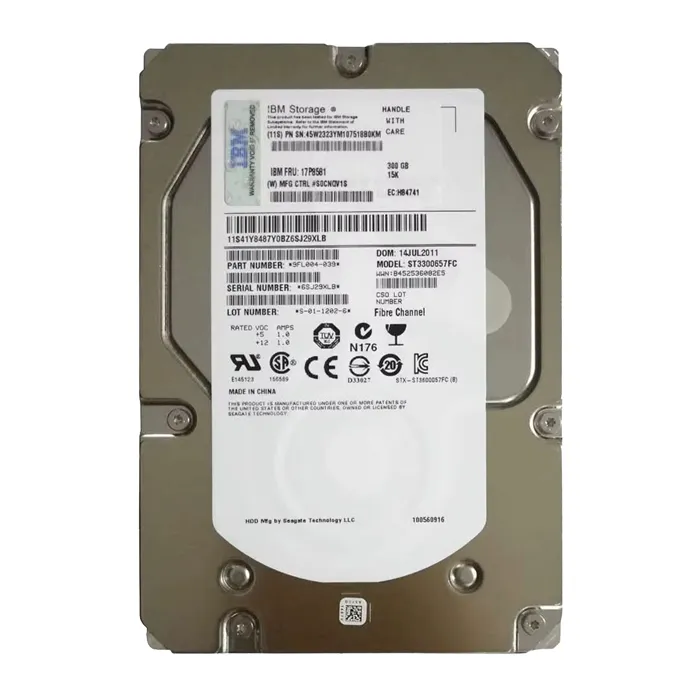 IBM 45W2323 | 300GB 15000RPM 4Gb/s Fibre Channel 3.5-Inch Hard Drive for DS6000 Refurbished -  refurbished available on Gotodirect