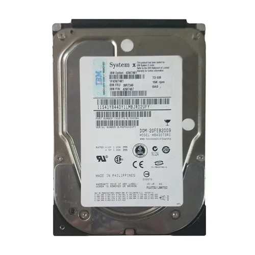 Buy IBM 43W7481 | 73.4GB 15000RPM SAS 3Gb/s 16MB Cache 3.5-Inch Hard Drive Refurbished - $202.31 IBM 43W7481 | 73.4GB 15000RPM SAS 3Gb/s 16MB Cache 3.5-Inch Hard Drive Refurbished - refurbished available on Gotodirect