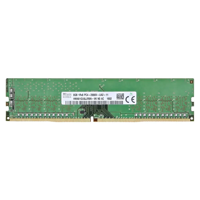Hynix HMA81GU6JJR8N-VKN0 | 8GB DDR4-2666MHz PC4-21300 Non-ECC Unbuffered UDIMM CL19 1Rx8 1.2V 288-Pin Memory Module Refurbished -  refurbished available on Gotodirect