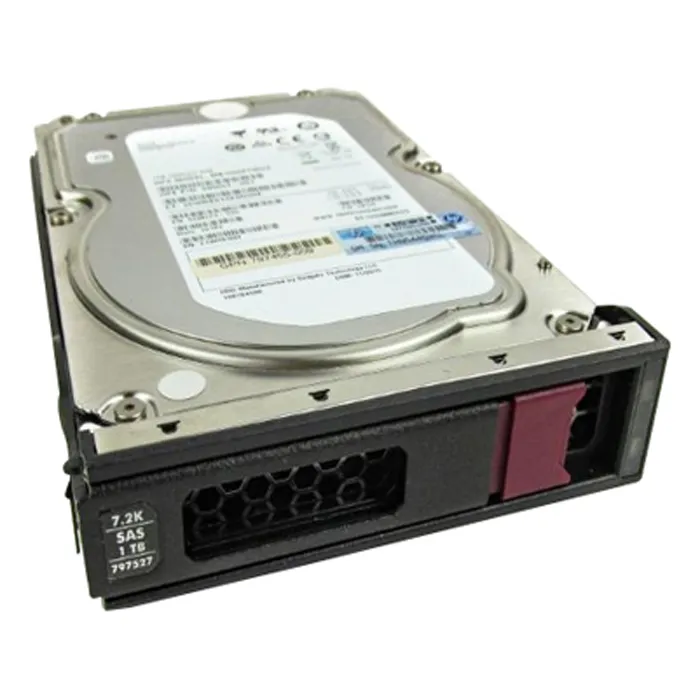 HP 797527-001 | 1TB 7200RPM Serial Attached SCSI (SAS) 6Gb/s Hot-Pluggable 3.5-inch Midline Hard Drive Refurbished - Hewlett-Packard (ou HP en abrégé) refurbished available on Gotodirect