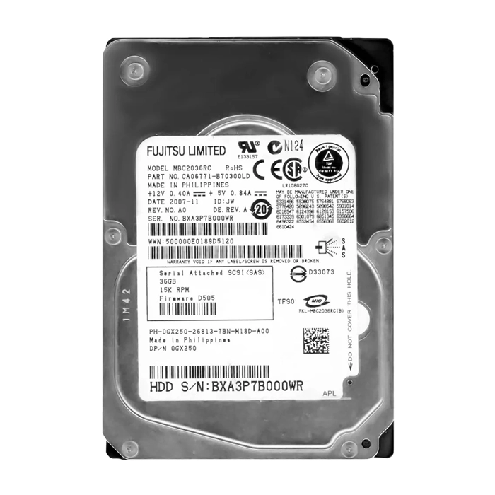 Dell GX250 | 36GB 15000RPM SAS Hot-Pluggable 2.5-Inch Hard Drive for PowerEdge Server & PowerVault Storage Array Refurbished - Dell refurbished available on Gotodirect