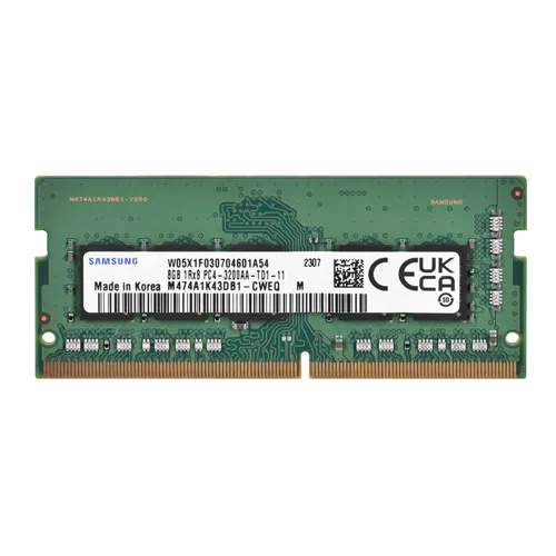 Samsung M474A1K43DB1-CWE | 8GB DDR4-3200MHz PC4-25600 ECC Unbuffered SODIMM CL22 1Rx8 1.2V 260-Pin Memory Module Refurbished - Samsung refurbished available on Gotodirect