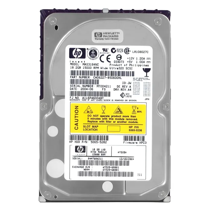 HP A7928A | 36.4GB 15000RPM Fibre Channel 2Gb/s Hot Swappable 3.5-Inch Hard Drive Refurbished - Hewlett-Packard (ou HP en abrégé) refurbished available on Gotodirect