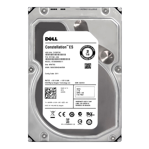 Dell 835R9 | 2TB 7200RPM SATA 6Gb/s Hot-Pluggable 3.5-Inch Hard Drive for PowerEdge Servers Refurbished - Dell refurbished available on Gotodirect
