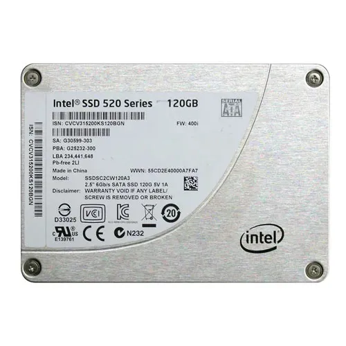 Intel SSDSC2CW120A301 | 520 120GB Multi-Level Cell SATA 6Gb/s 2.5-Inch Solid State Drive Refurbished - Intel refurbished available on Gotodirect