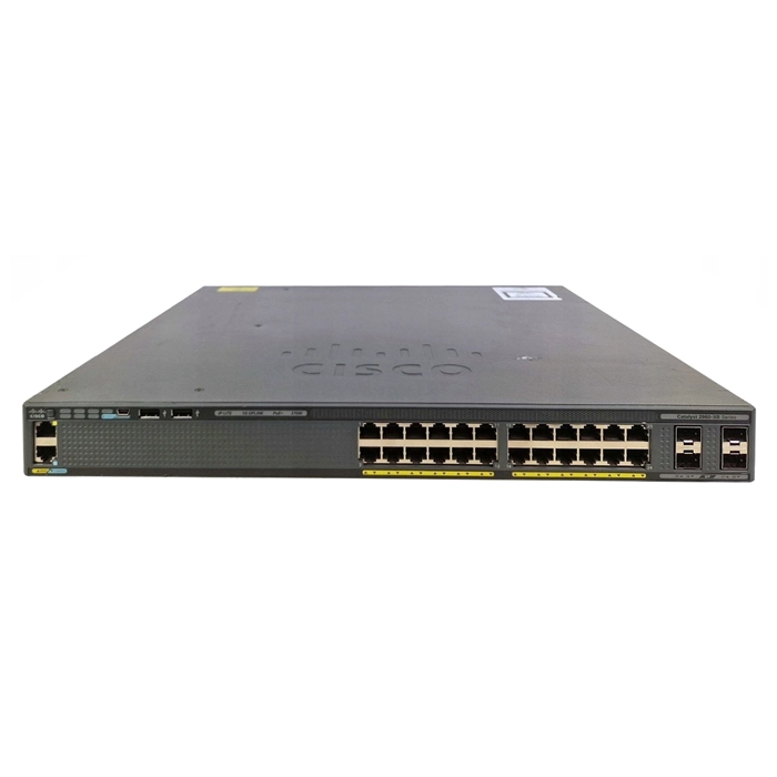 Cisco WS-C2960XR-24PS-I | Catalyst 2960XR Series 2960XR-24PS 24 x PoE+ Ports 10/100/1000Base-T + 4 x SFP Uplink Ports Layer 3 Managed 1U Rack-mountable Gigabit Ethernet Network Switch Refurbished - Cisco Systems Inc. refurbished available on Gotodirect