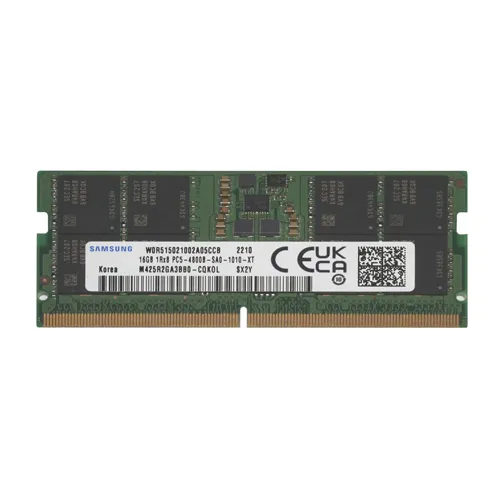 Samsung M425R2GA3BB0-CQK0L | 16GB DDR5-4800MHz PC5-38400 Non-ECC Unbuffered SODIMM CL40 1Rx8 1.1V 262-Pin Memory Module Refurbished - Samsung refurbished available on Gotodirect