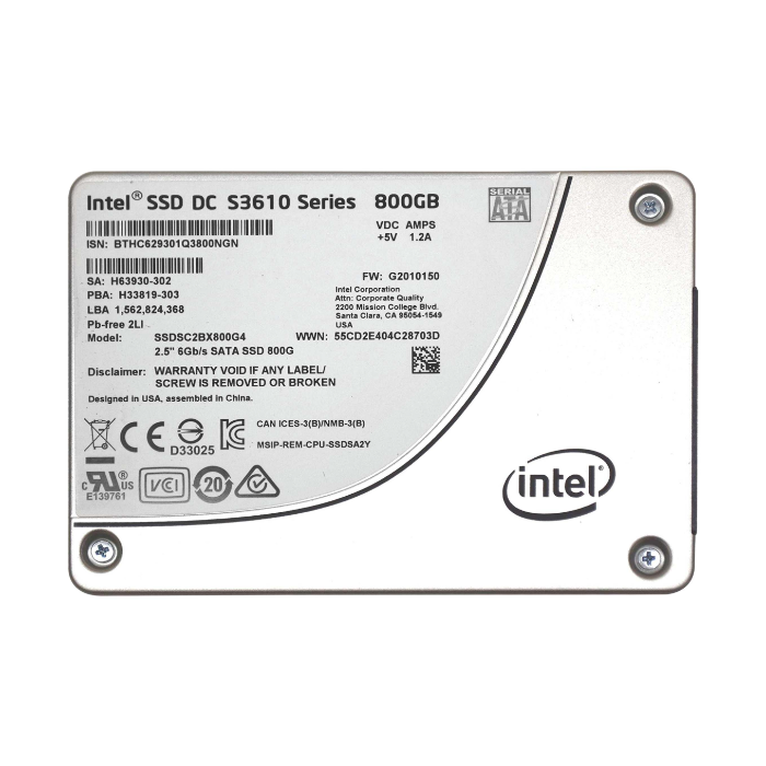 Intel SSDSC2BX800G4K | 800GB SATA 6Gb/s 2.5-Inch Solid State Drive Refurbished - Intel refurbished available on Gotodirect