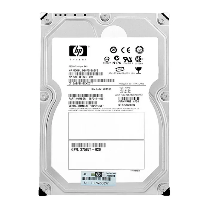Seagate 9EF246-035 | BarraCuda ES.2 Series 750GB 7200RPM SAS 3Gb/s Hot-Pluggable 16MB Cache (CE) 3.5-Inch Hard Drive Refurbished - Seagate refurbished available on Gotodirect