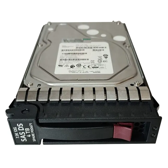 Buy HP P00671-001 | 4TB 7200RPM SAS 12Gb/s LFF Hard Drive Refurbished - $228.75 HP P00671-001 | 4TB 7200RPM SAS 12Gb/s LFF Hard Drive Refurbished - Hewlett-Packard (ou HP en abrégé) refurbished available on Gotodirect