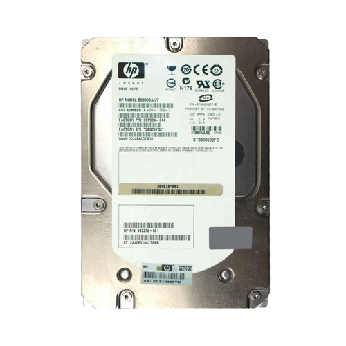 HP BD300DAJZF | 300GB 10000RPM Fibre Channel 2Gb/s 16MB Cache Hot-Pluggable Dual Port 3.5-inch Hard Drive Refurbished - Hewlett-Packard (ou HP en abrégé) refurbished available on Gotodirect