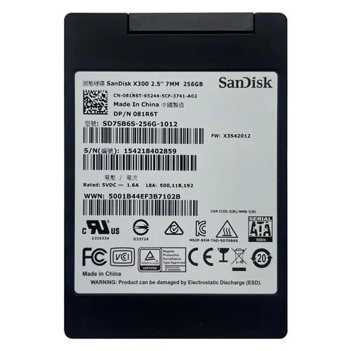 Dell 81R6T | 256GB SATA 6Gb/s 2.5-Inch Solid State Drive Refurbished - Dell refurbished available on Gotodirect