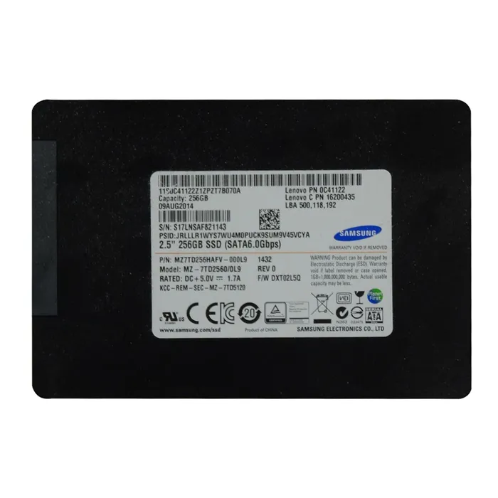 Lenovo 0C41122 | 256GB Multi-Level Cell SATA 6Gb/s 2.5-Inch Solid State Drive Refurbished - Lenovo refurbished available on Gotodirect