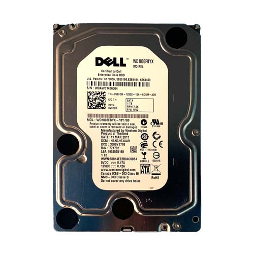 Western Digital WD1003FBYX | RE4 1TB 7200RPM SATA 3Gb/s 64MB Cache 3.5-Inch Hard Drive Refurbished - Western Digital refurbished available on Gotodirect