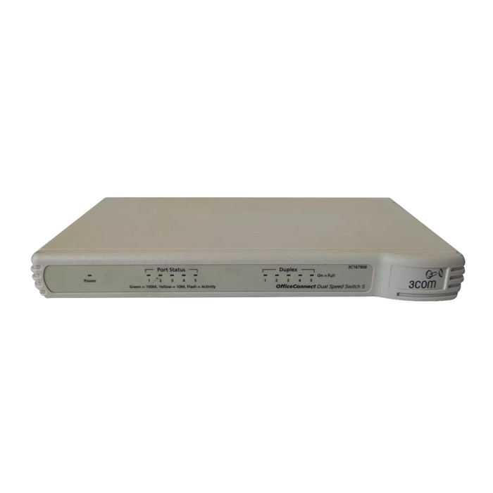 Buy 3Com 3C16790B-UK | OfficeConnect Dual Speed 5 Port Ethernet Switch 5 x 10/100Base-TX LAN Ethernet Switch Refurbished - $210.00 3Com 3C16790B-UK | OfficeConnect Dual Speed 5 Port Ethernet Switch 5 x 10/100Base-TX LAN Ethernet Switch Refurbished - refurbished available on Gotodirect