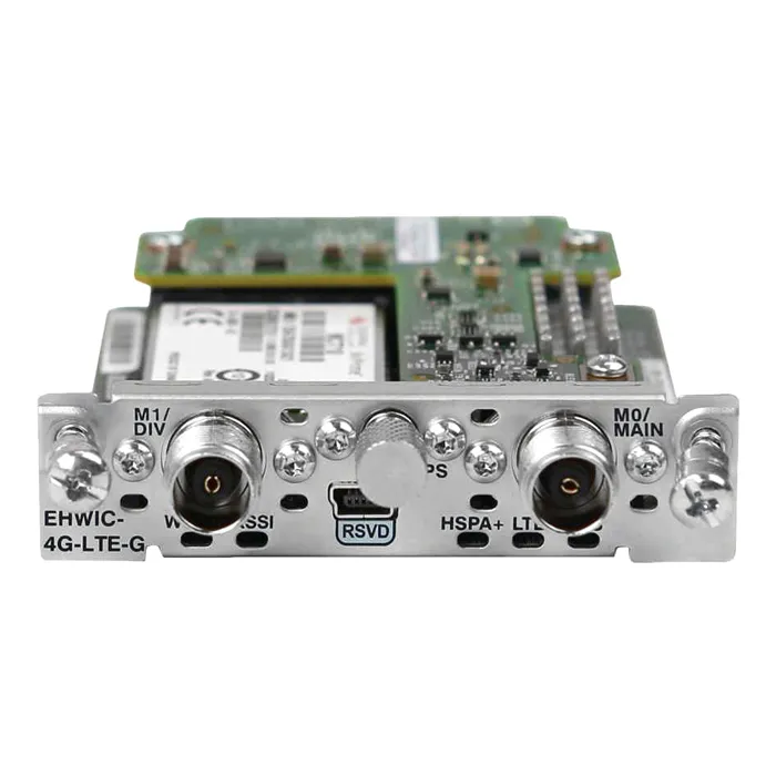 Cisco EHWIC-4G-LTE-G | 1 x Port Mini-USB + 2 x TNC Connectors Fourth-Generation LTE Wireless WAN Enhanced High-Speed WAN Interface Card Refurbished - Cisco Systems Inc. refurbished available on Gotodirect