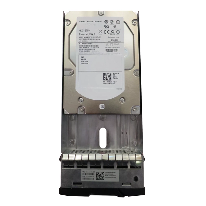 Dell N999K | 450GB 15000RPM SAS 3Gb/s Hot-Pluggable 3.5-Inch Hard Drive for EqualLogic Storage Array Refurbished - Dell refurbished available on Gotodirect
