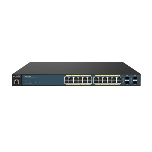 EnGenius EWS7928P | 24 x Ports PoE+ 10/100/1000Base-T + 4 x SFP Ports Layer 2 Managed Gigabit Ethernet Network Switch Refurbished - EnGenius refurbished available on Gotodirect
