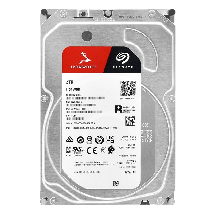 Seagate ST4000VN006 | IronWolf Air 4TB 3.5-inch 6GB/s SATA 5400RPM 256MB Cache NAS Hard Drive Refurbished - Seagate refurbished available on Gotodirect