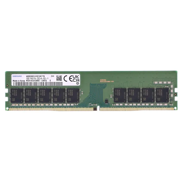 Samsung M391A2G43BB2-CWE | 16GB DDR4-3200MHz PC4-25600 ECC Unbuffered UDIMM CL22 1Rx8 1.2V 288-Pin Memory Module Refurbished - Samsung refurbished available on Gotodirect