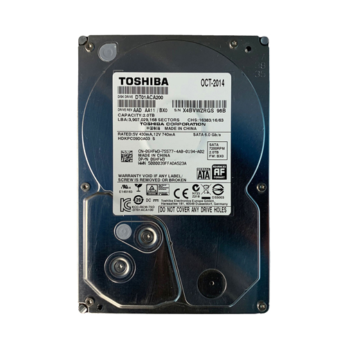 Dell 6HFW3 | 2TB 7200RPM SATA 6Gb/s Hot-Pluggable 3.5-Inch Hard Drive for PowerEdge Server & PowerVault Storage Array Refurbished - Dell refurbished available on Gotodirect