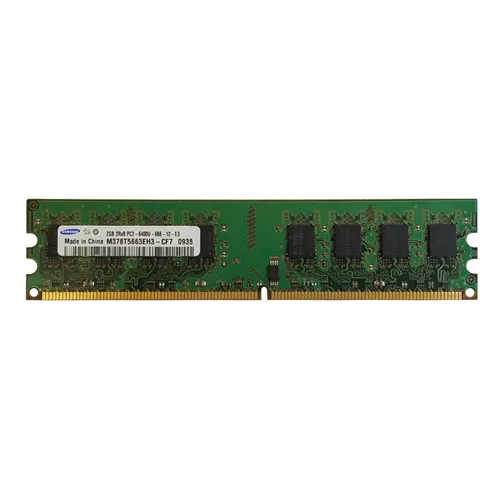 Samsung M378T5663EH3-CF7 | 2GB DDR2-800MHz PC2-6400 Non-ECC Unbuffered UDIMM CL6 2Rx8 1.8V 240-Pin Memory Module Refurbished - Samsung refurbished available on Gotodirect