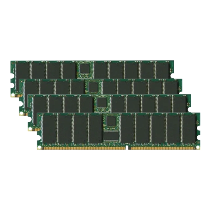 Dataram GRGB350/4GB | 4GB Kit (4x1GB) DDR-333MHz PC2700 ECC Registered 184-Pin RDIMM Memory Refurbished -  refurbished available on Gotodirect