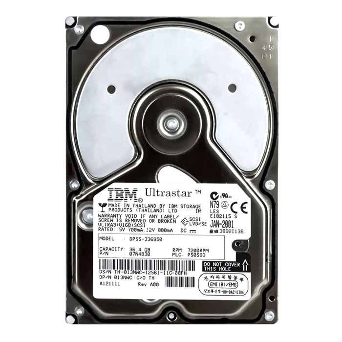 Dell 13NWC | 36GB 10000RPM Ultra320 SCSI 80-Pin 3.5-Inch Hard Drive Refurbished - Dell refurbished available on Gotodirect