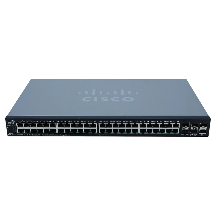 Cisco SG500X-48-K9-G5= | Small Business 500 Series SG500X-48 48 x RJ-45 Ports 10/100/1000Base-T + 2 x SFP+ Ports + 2 x Combo 5G SFP Ports Layer 3 Managed Gigabit Ethernet Stackable Network Switch Refurbished - Cisco Systems Inc. refurbished available on Gotodirect